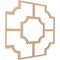 Ekena Millwork 66 56W x 66 56H x 38T Large Bradley Decorative Fretwork Wood Ceiling Panels, Hickory CELW67X67X0375BRDHI - alternate 10